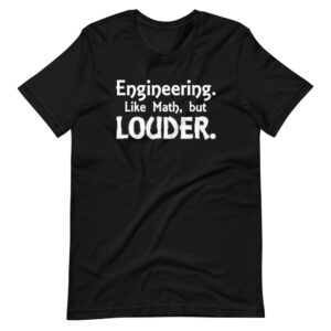 “ENGINEERING LIKE MATH” Funny & Classic Engineering Design T-Shirt