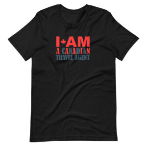 “I AM A CANADIAN TRAVEL AGENT” Travel Agent / Profession Classic Design T-Shirt