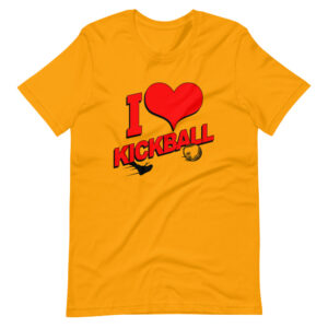 “I LOVE KICKBALL” Kickball / Classic Sport Design T-Shirt