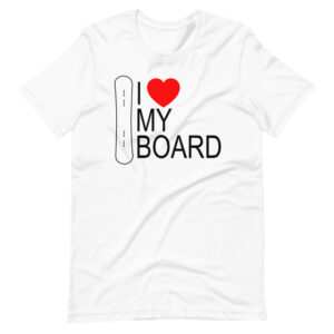 “I LOVE MY BOARD” Sports / Snowboarding Classic Design T-Shirt