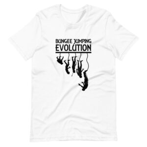 “BUNGEE JUMPING EVOLUTION” Hobby &  Sport Bungee Jumping Design T-Shirt