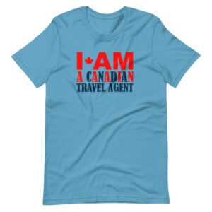 “I AM A CANADIAN TRAVEL AGENT” Travel Agent Classic Design T-Shirt