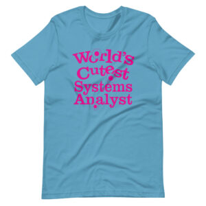 “WORLD’S CUTEST SYSTEM ANALYST” System Analysist Classic Design T-Shirt