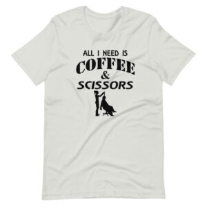 ” ALL I NEED IS COFFEE & A SCISSORS”  Barber / Professions Classic Design T-Shirt