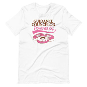 “GUIDANCE COUNCELOR POWERED BY DOUGHNUT” Guidance Councelor Classic Design T-Shirt