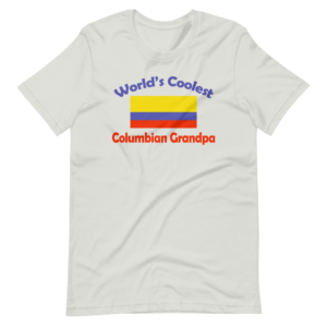 “World’s Coolest Colombian Grandpa” Nationality classic Design T-Shirt