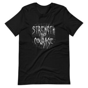 “Strength & Courage” Classic Spiderman Design T-Shirt