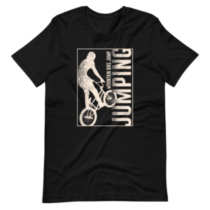 “Mountain Bike Jump” Classic Bike Design T-Shirt