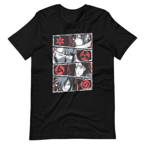 Classic Naruto / Uchiha Sharingan Anime Design T-Shirt