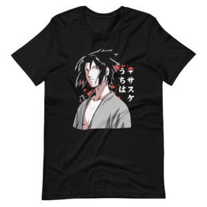 Naruto Anime Character / Uchiha Sasuke Classic Design T-Shirt